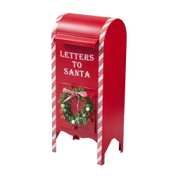 Boite aux lettres en métal - Floconia - Grossiste déco de Noël