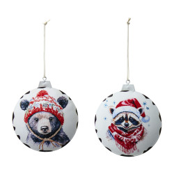 Sachet de 6 médaillons animaux en métal - Doréa - Grossiste déco de