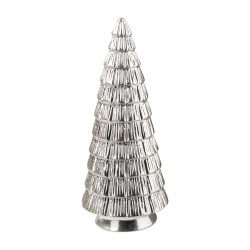 Sapin de noel en argent 2 tailles - Nuage - Grossiste déco de Noël