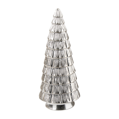 Sapin de noel en argent 2 tailles - Nuage - Grossiste déco de Noël