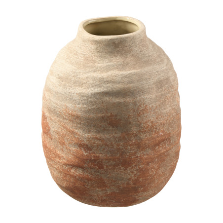 Vase avec col étroit marron 3 tailles - Cèdre - Grossiste déco de No