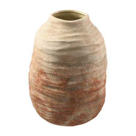 Vase avec col étroit marron 3 tailles - Cèdre - Grossiste déco de No