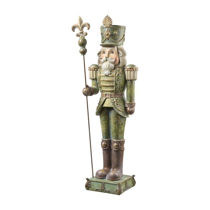 Soldat vert 2 tailles - Ivy - Grossiste déco de Noël