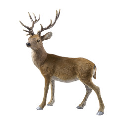 Cerf debout - Amber - Grossiste déco de Noël