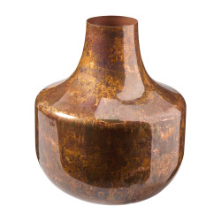 Vase bulbe en métal 2 tailles - Instant - Grossiste déco de Noël