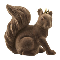 Paquet de 2 écureuils assis 19cm - Grossiste déco de Noël