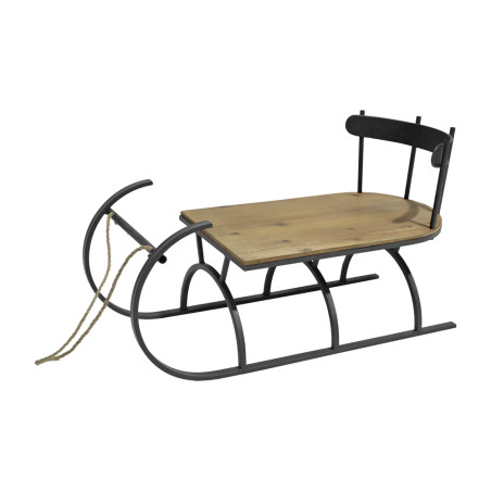 Traineau en métal 88cm - Envol - Grossiste déco de Noël