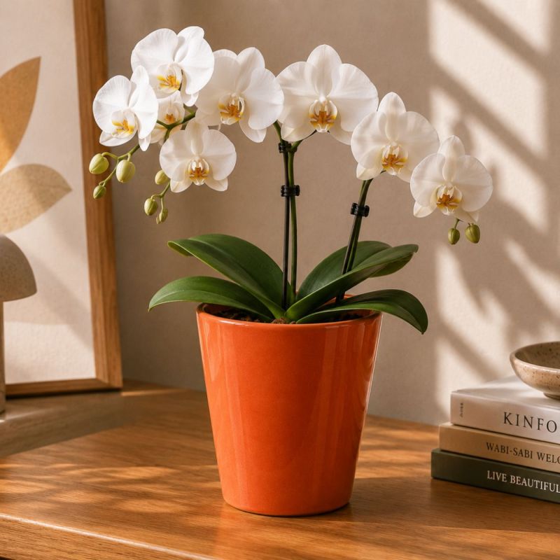 Cache-pot orchidée 3 couleurs - Beauty Automne