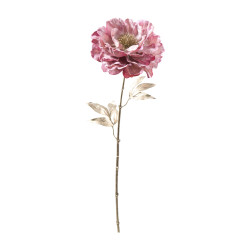 Pivoine artificielle 2 couleurs - Grossiste déco de Noël
