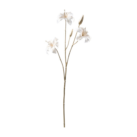 Branche de lys 71cm 2 couleurs - Grossiste déco de Noël