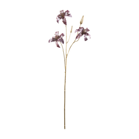 Branche de lys 71cm 2 couleurs - Grossiste déco de Noël