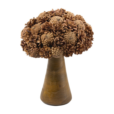 Champignon en pomme de pin 2 tailles - Divine - Grossiste déco de No
