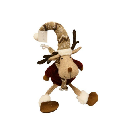 Elan en tissu - Rubis - Grossiste déco de Noël