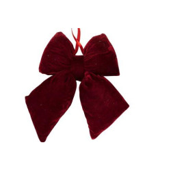 Sachet de 2 nœuds en tissu 2 couleurs - Tréso - Grossiste déco de No