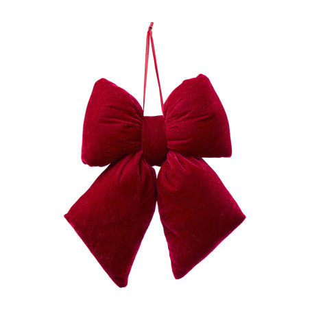 Sachet de 2 nœuds en tissu 2 couleurs - Tréso - Grossiste déco de No