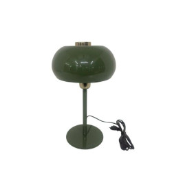 Lampe de table en métal vert - Magiko - Grossiste déco de Noël
