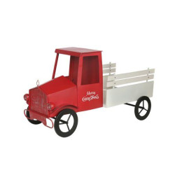 Camion en métal 101cm - Livraison - Grossiste déco de Noël