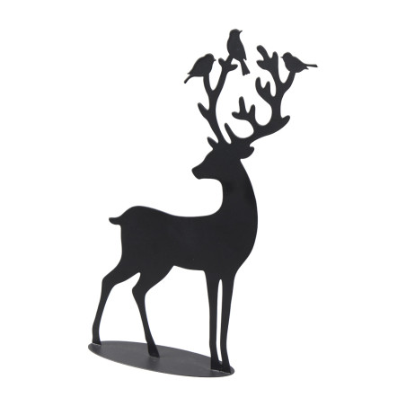 Sachet de 2 cerfs en métal - Snuggle - Grossiste en décoration de noel pour professionnels