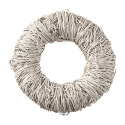 Couronne en rattan plusieurs tailles - Praline - Grossiste en décoration de noel pour professionnels