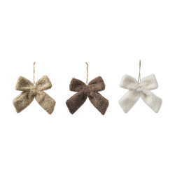 Sachet de … nœuds en feutrine - Comet - Grossiste en décoration de noel pour professionnels