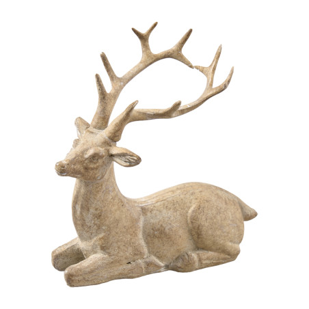 Renne couché - Glow - Grossiste en décoration de noel pour professionnels