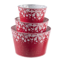 Paquet de 3 coupes à poignées - Radiance - Grossiste en décoration de noel pour professionnels
