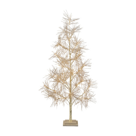 Sapin en métal avec led 120cm - December - Grossiste en décoration de noel pour professionnels