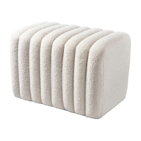 Pouf en tissu rectangulaire - Northpole - Grossiste en décoration de noel pour professionnels