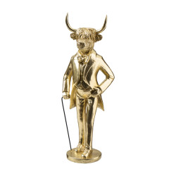 Buste de vache poly 43cm - Merriment - Grossiste en décoration de noel pour professionnels