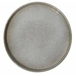 Assiette plate grise 2 tailles - Twinkle