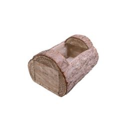 Jardinière en tronc naturel 2 tailles - Blitzen
