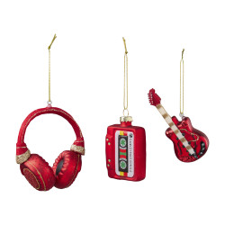 Boite de … Instruments musique en verre - Bowtie - Grossiste en décoration de noel pour professionnels