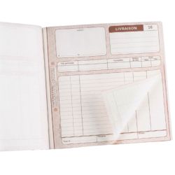 Carnet bon de livraison 50 pages