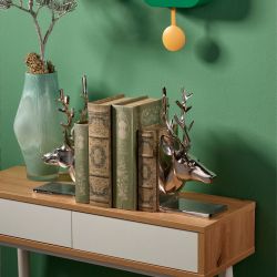 Serre-livres renne en alu - Crépuscule