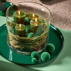 Sachet de 10 boules vert - Starlit