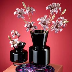 Vase bulbe noir 2 tailles - Gourmand
