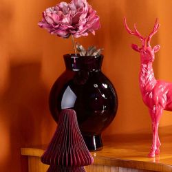 Vase bulbe brun 2 tailles - Gourmand