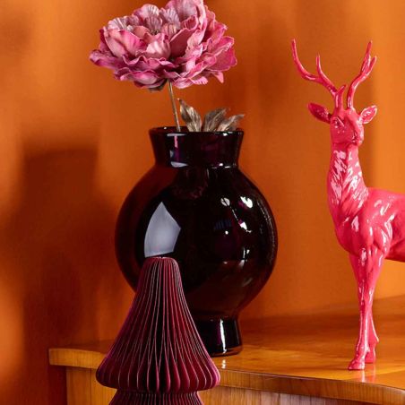 Vase bulbe brun 2 tailles - Gourmand