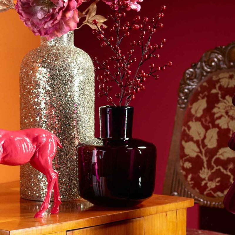 Vase bulbe brun 2 tailles - Gourmand