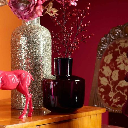 Vase bulbe brun 2 tailles - Gourmand