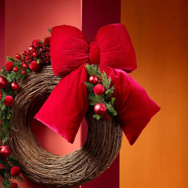 Noeud en tissu 48cm 2 couleurs - Perlo