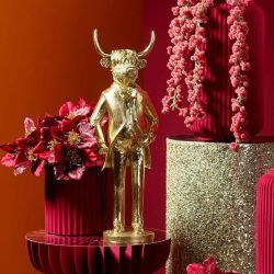 Buste de vache poly 43cm - Merriment