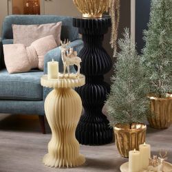 Colonne en papier crème 2 tailles - Merry