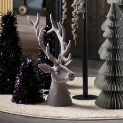 Buste de renne taupe - Féeline