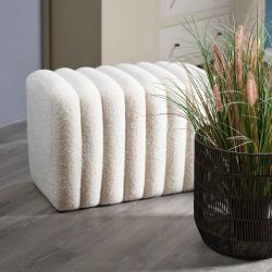 Pouf en tissu rectangulaire - Northpole