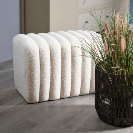 Pouf en tissu rectangulaire - Northpole