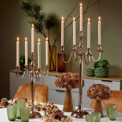 Chandelier 5 bras bronze 2 tailles - Angélik