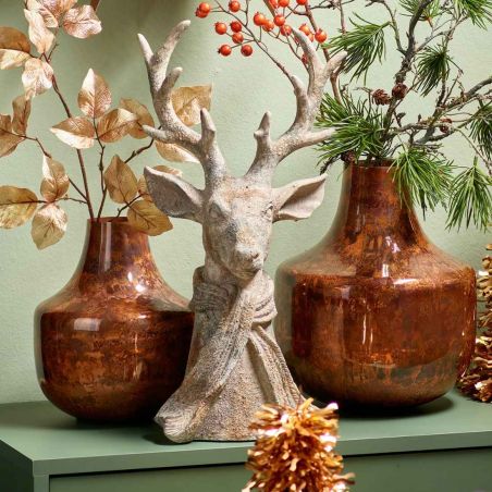Vase bulbe en métal 2 tailles - Instant