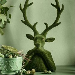 Buste de cerf vert 60cm - Northstar