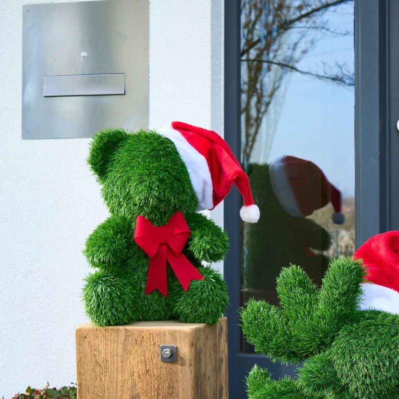 Ours de noel vert - Cupid